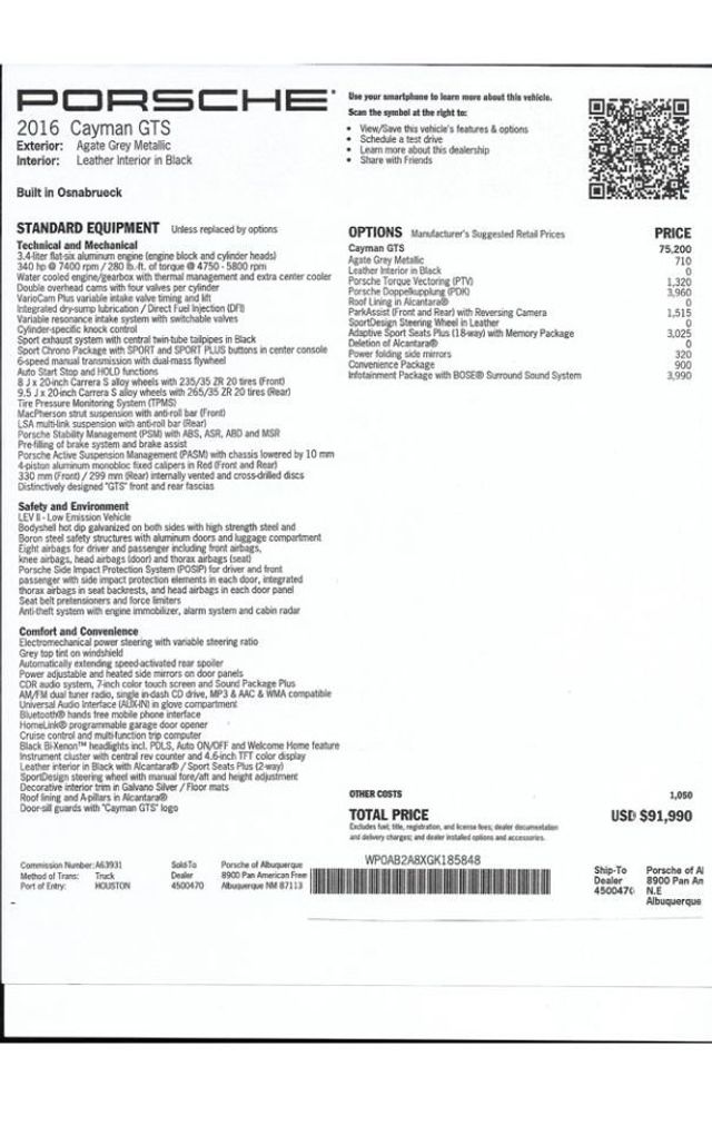 2016 Porsche Cayman GTS - 19814903 - 36