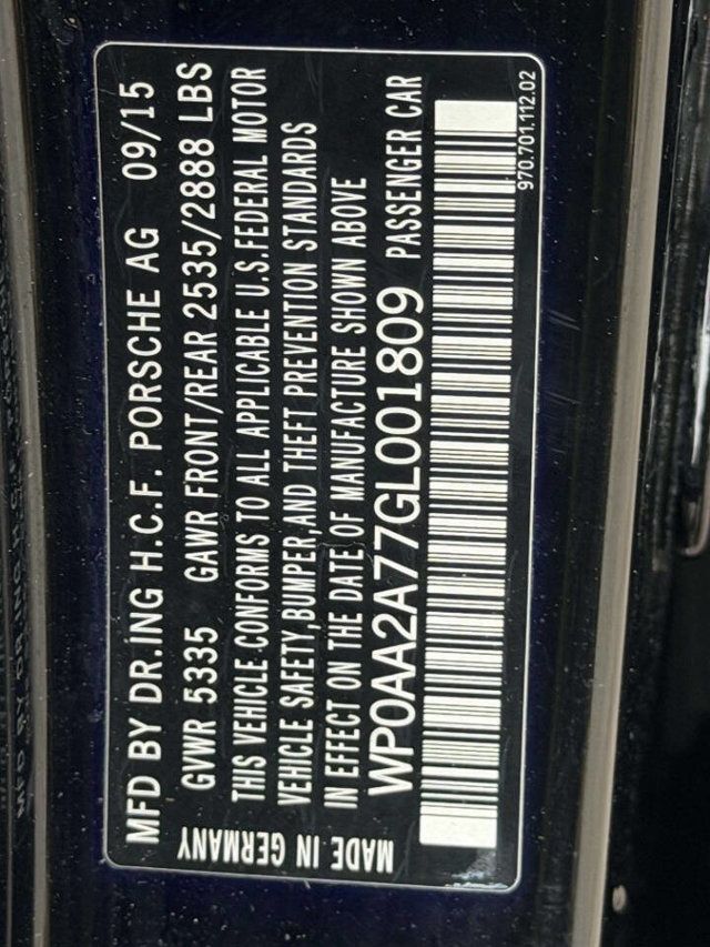 2016 Porsche Panamera 4dr Hatchback 4 Edition - 22959632 - 36