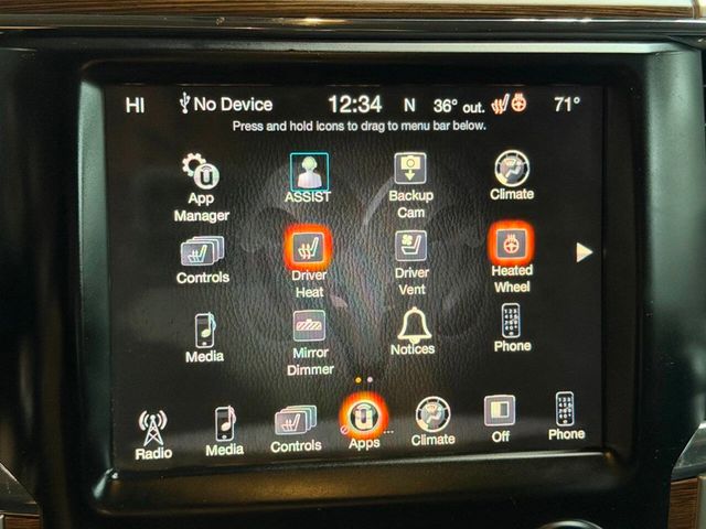 2016 Ram 1500 4WD Crew Cab 140.5" Laramie - 22982595 - 38