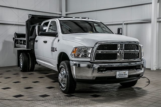 2016 Ram 3500 RAM 3500 CREW 4X4 * 6.7 CUMMINS * CONTRACTOR DUMP * STILL NEW - 16815704 - 0