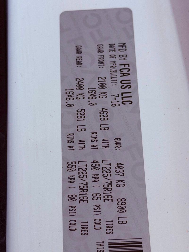 2016 Ram ProMaster 2500 159 WB 3dr High Roof Cargo Van - 22976699 - 35