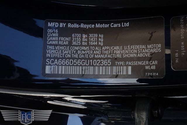 2016 Rolls-Royce Dawn 2dr Convertible - 22995256 - 37