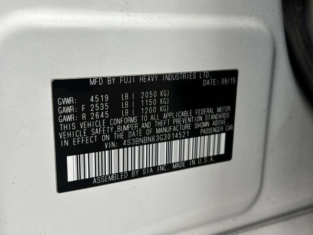 2016 Subaru Legacy 4dr Sedan 2.5i Limited - 22999313 - 35