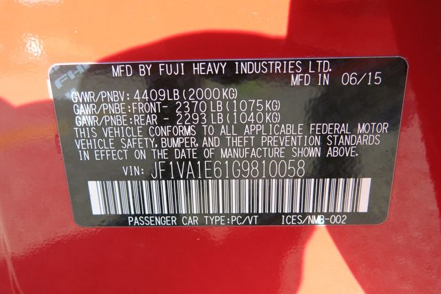 2016 Subaru WRX 4dr Sedan Manual Premium - 22908071 - 35