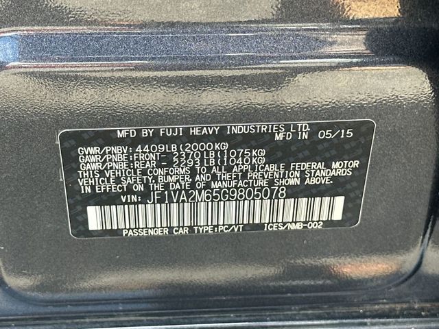 2016 Subaru WRX STI 4dr Sedan - 22999949 - 21