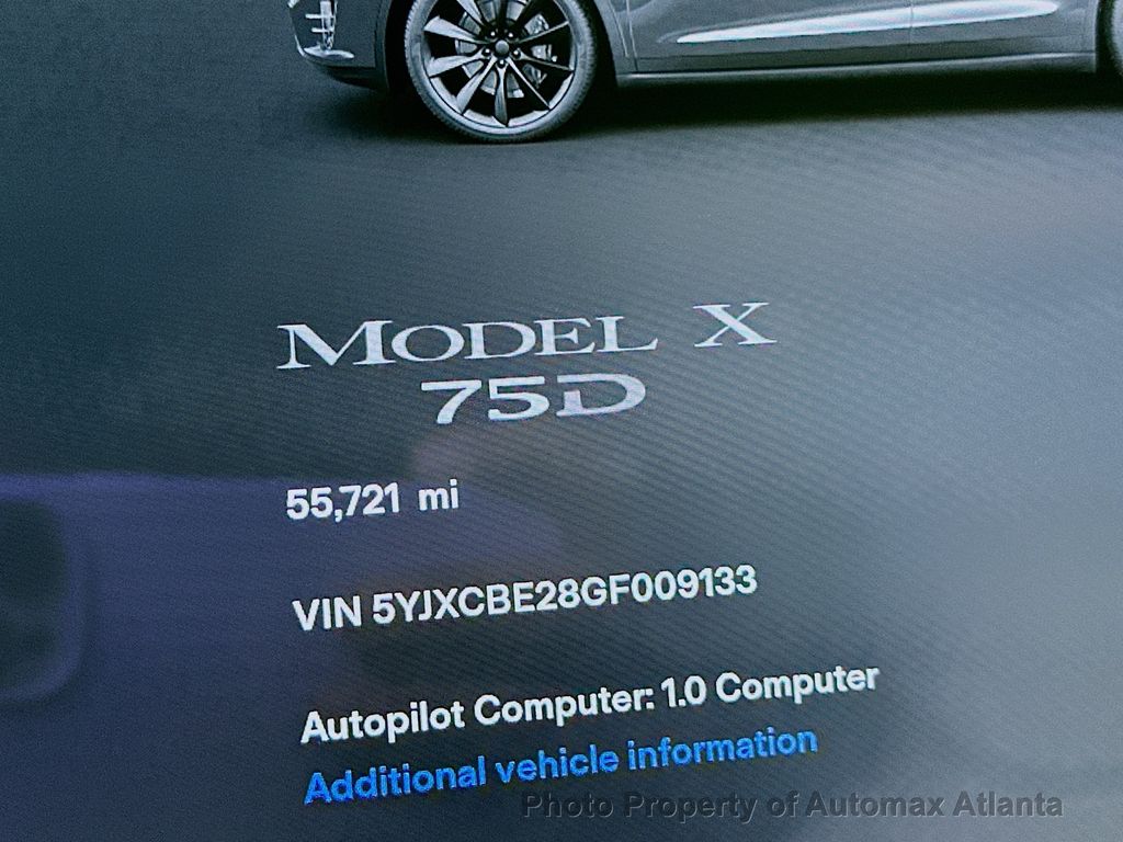2016 TESLA MODEL X AWD 4dr 75D - 21572531 - 10