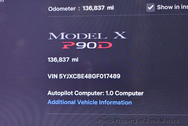 2016 Tesla Model X AWD 4dr P90D - 22993661 - 45