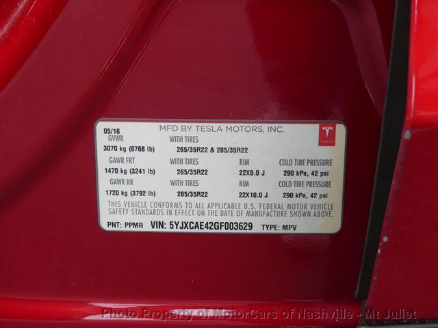 2016 Tesla Model X AWD 4dr P90D - 22796145 - 50