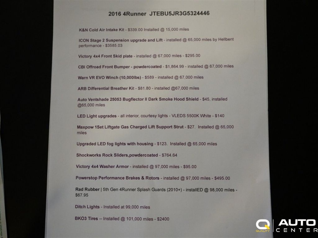 2016 Toyota 4Runner 4WD 4dr V6 SR5 Premium - 22951757 - 1