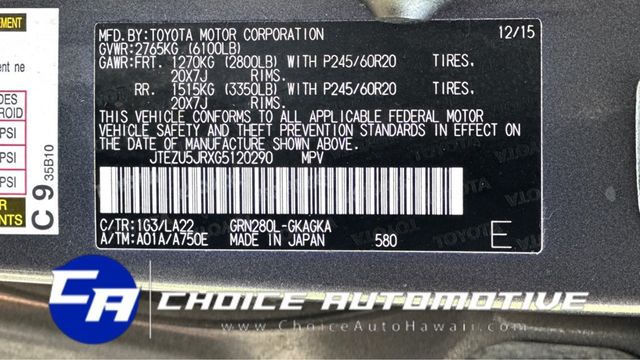 2016 Toyota 4Runner RWD 4dr V6 Limited - 22410625 - 28