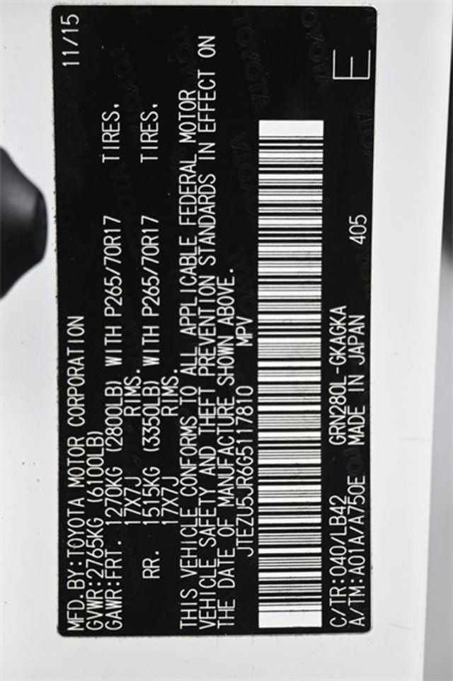 2016 Toyota 4Runner RWD 4dr V6 SR5 - 22989052 - 6