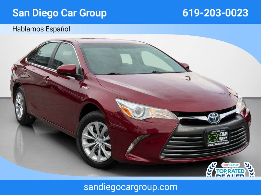 2016 Toyota Camry Hybrid 4dr Sedan LE - 22691845 - 0