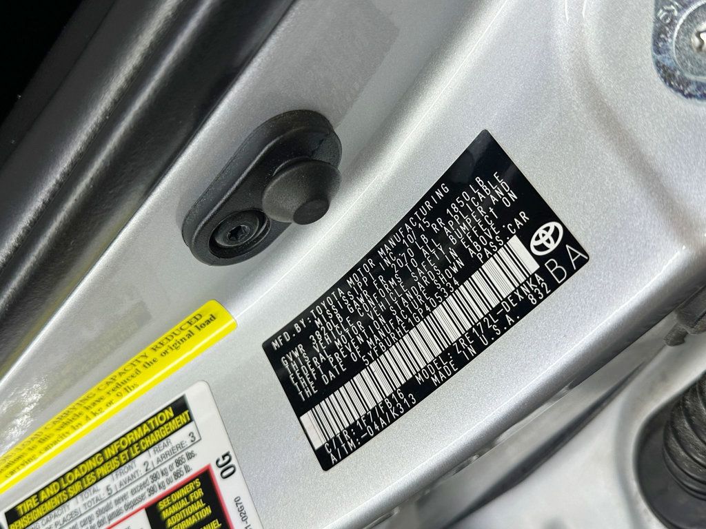 2016 Toyota Corolla 4dr Sedan CVT LE - 23049506 - 36
