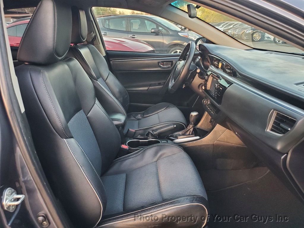 2016 Toyota Corolla 4dr Sedan CVT S - 22999694 - 19