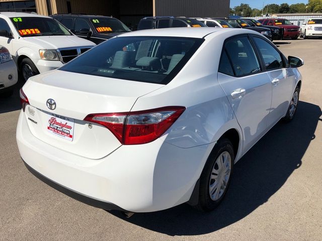 2016 Used Toyota Corolla 4dr Sedan Manual L at Birmingham Auto Auction ...