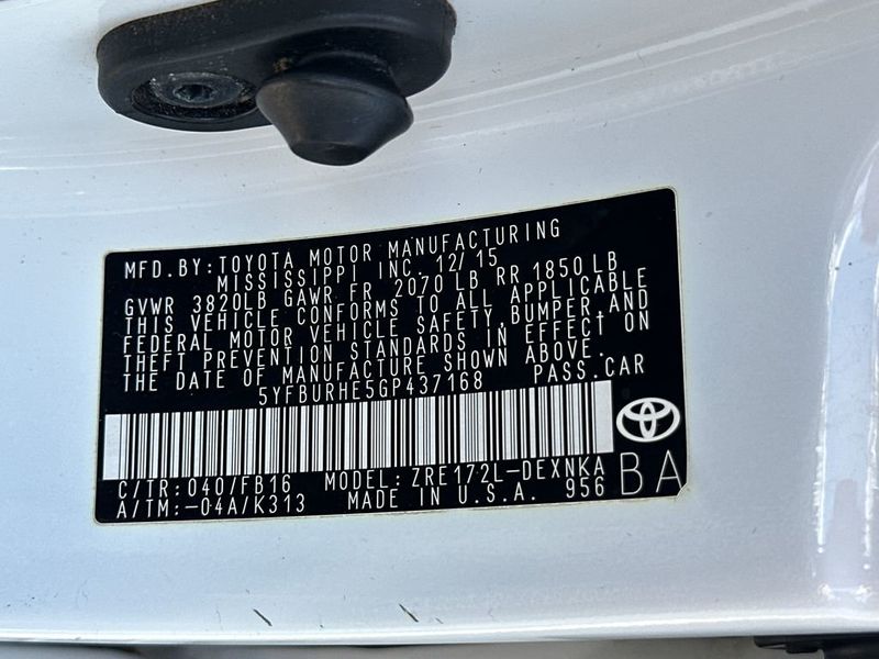 2016 Toyota Corolla LE - 23003765 - 20
