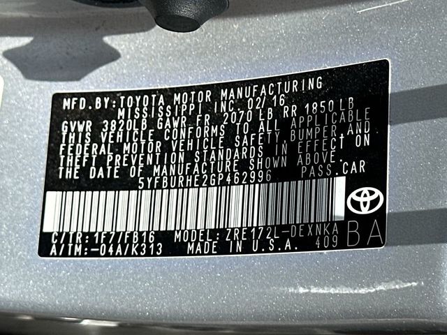 2016 Toyota Corolla LE - 23058986 - 20