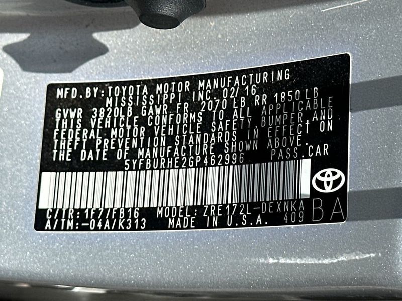 2016 Toyota Corolla LE - 23058986 - 20