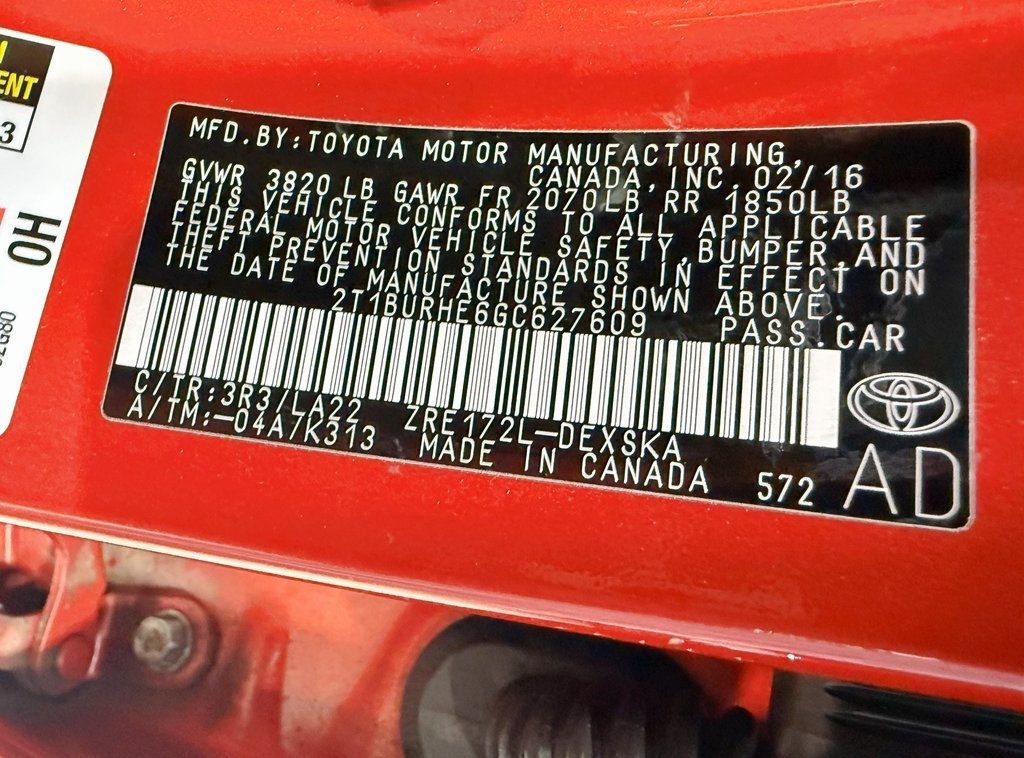 2016 Toyota Corolla S - 22965497 - 48