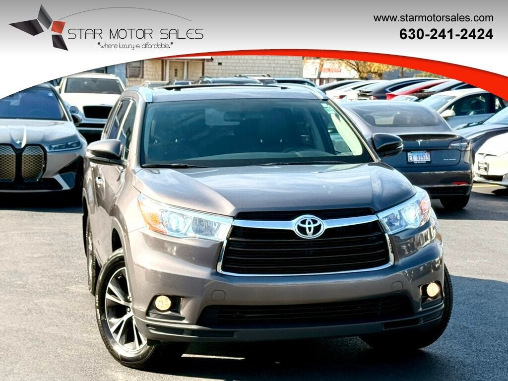 2016 Toyota Highlander AWD 4dr V6 XLE - 22637477 - 0