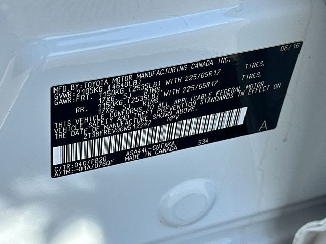 2016 Toyota RAV4 AWD 4dr LE - 22976549 - 20