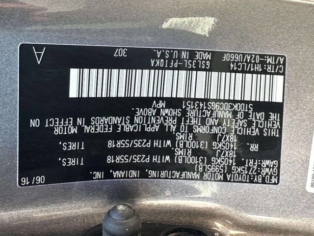 2016 Toyota Sienna 5dr 7-Passenger Van XLE AWD - 23027356 - 37