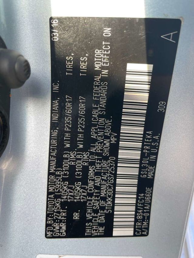 2016 Toyota Sienna 5dr 8-Passenger Van LE FWD - 22981380 - 16