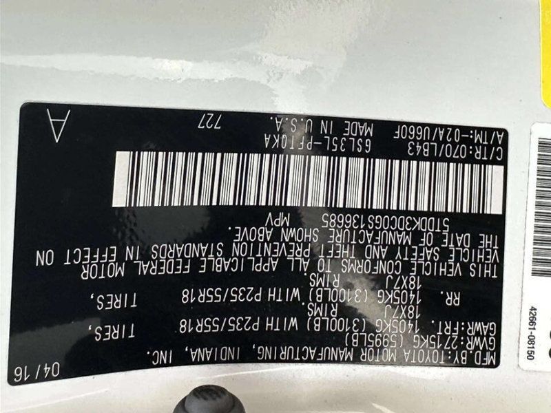 2016 Toyota Sienna Limited 7 Passenger AWD 4dr Mini Van - 23023833 - 39