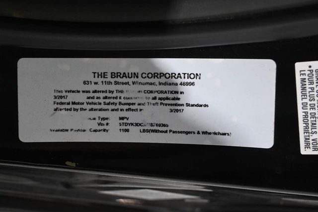 2016 Toyota Sienna Limited Premium Mobility Handicap Van - 23044767 - 37