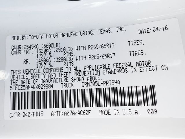 2016 Toyota Tacoma TRD Sport V6 - 23089713 - 15