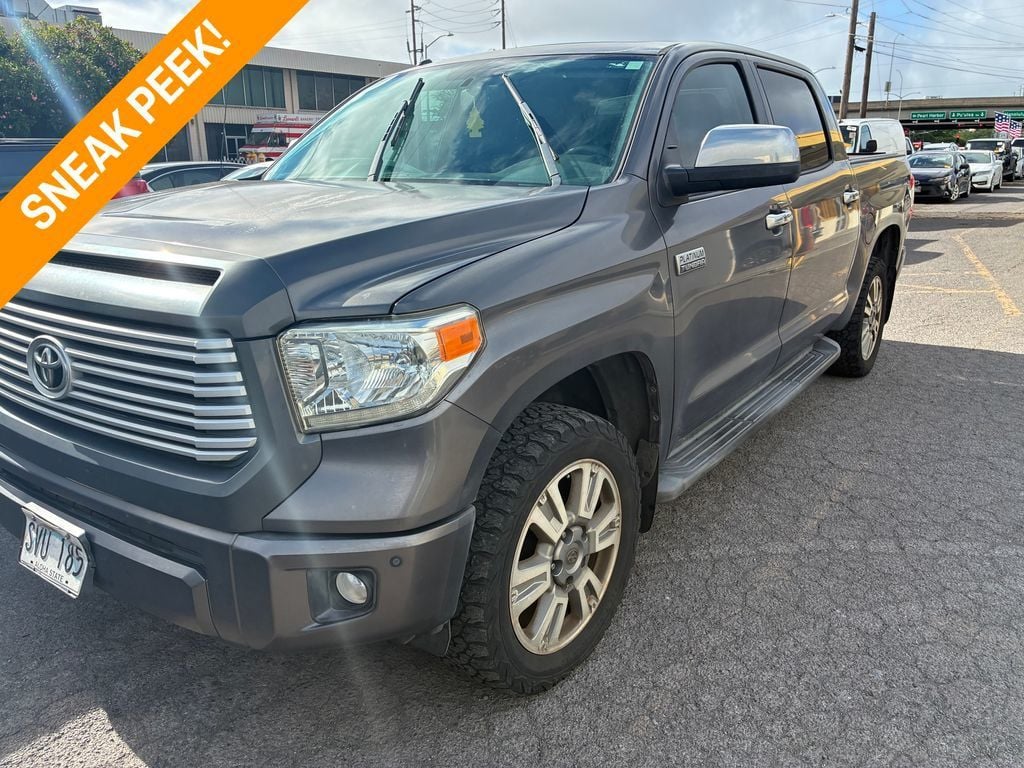 2016 Toyota Tundra Platinum CrewMax 5.7L V8 4WD 6-Speed Automatic - 23061485 | Video 1