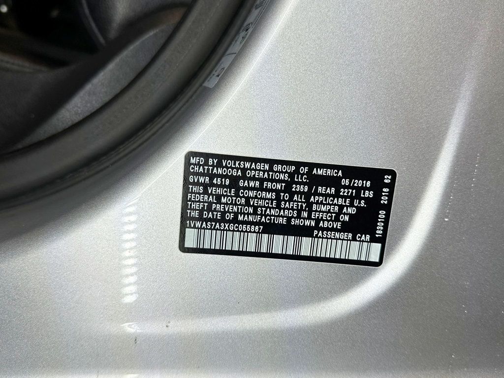 2016 Volkswagen Passat 4dr Sedan 1.8T Automatic R-Line - 23079571 - 42