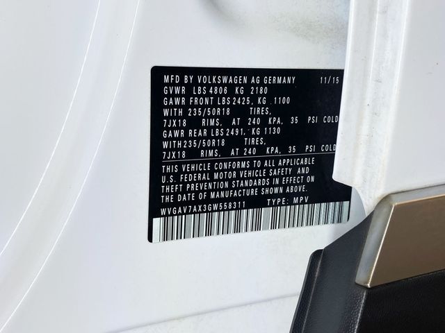 2016 Volkswagen Tiguan  - 22950504 - 38