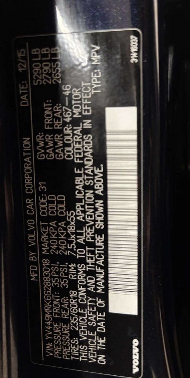 2016 Volvo XC60 AWD 4dr T6 Drive-E - 23005209 - 42