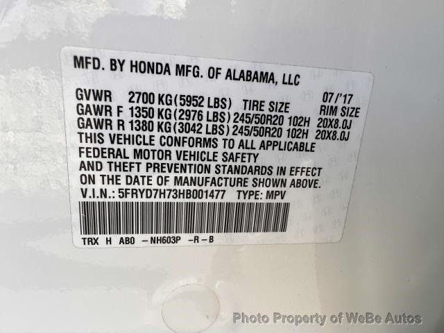 2017 Acura MDX 3.0L - 22582490 - 18