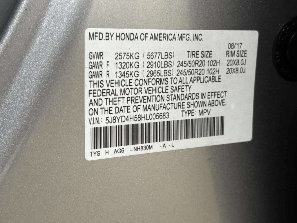 2017 Acura MDX SH-AWD w/Technology Pkg - 23018107 - 38