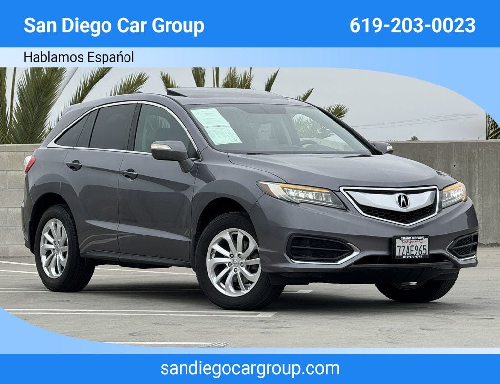 2017 Acura RDX w/Technology Pkg - 22631111 - 0