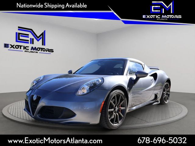 2017 Alfa Romeo 4C Coupe ALFA ROMEO 4C, SPOILER, CARBON FIBER, RED LEATHER SEATS, TINTED! - 22913572 - 0