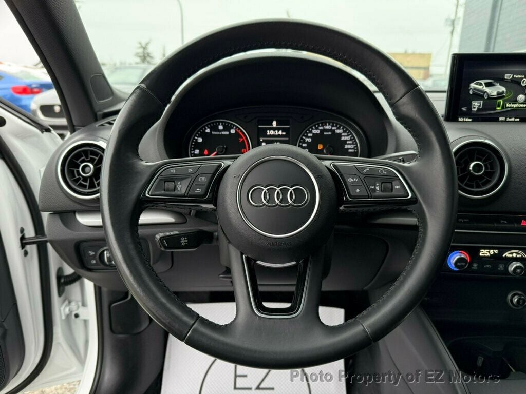 2017 Audi A3 Sedan 46886 KM!! ONE OWNER! CERTIFIED! - 22711680 - 40