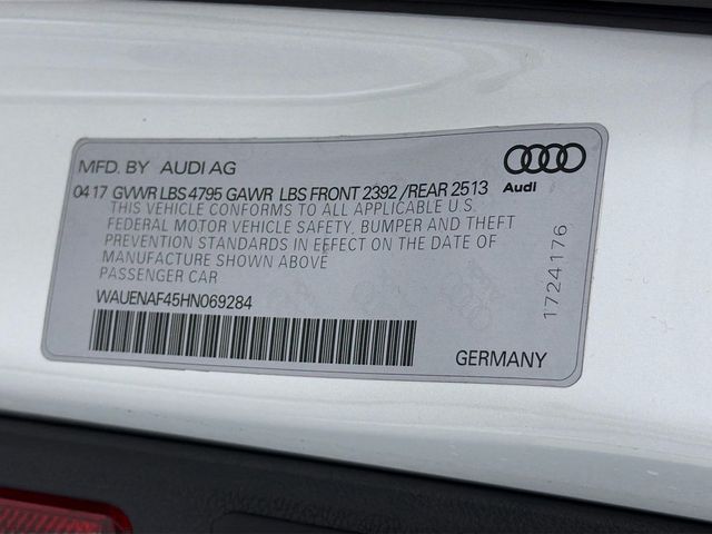 2017 Audi A4 2.0 TFSI Premium Plus quattro all-wheel drive - 23002661 - 33