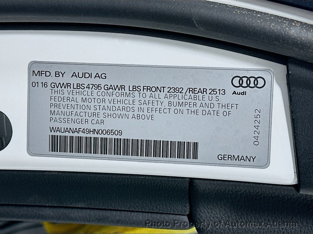 2017 Audi A4 Premium - 22658540 - 39