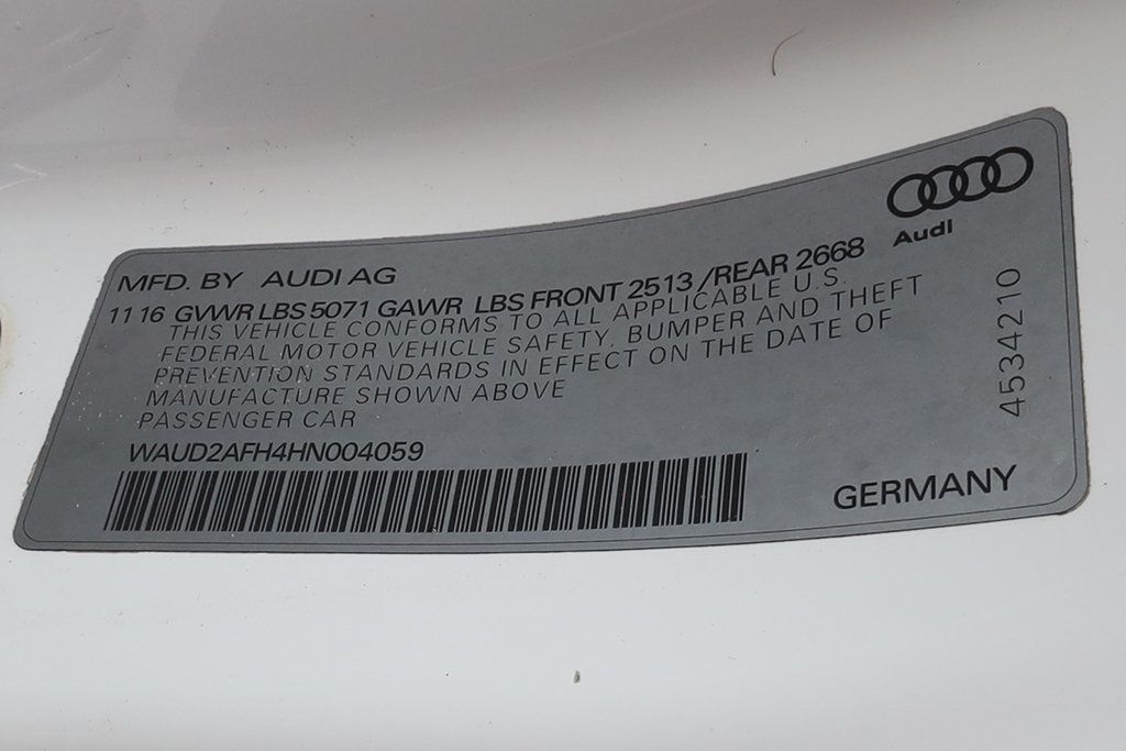 2017 Audi A5 Cabriolet 2.0 TFSI Sport - 23086209 - 67