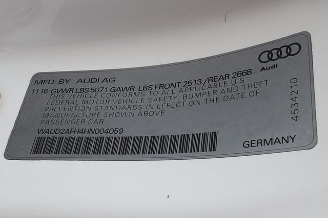 2017 Audi A5 Cabriolet 2.0 TFSI Sport - 23086209 - 67