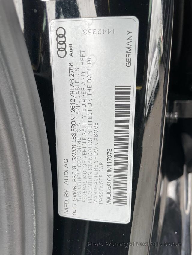 2017 Audi A6 2017 AUDI A6 AWD 2.0L PREMIUM PLUS SERVICED 615-730-9991 - 23037844 - 27