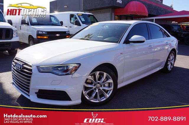 2017 Audi A6 PREMIUM PLUS, PREMIUM WHEELS, MOON ROOF, LEATHER SEATS - 23038473 - 0