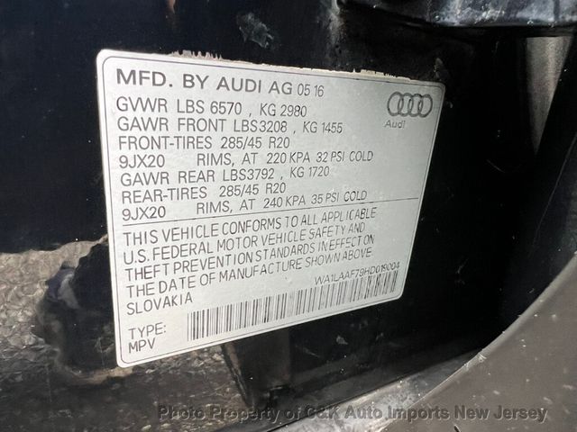 2017 Audi Q7 Premium Plus, NAV,PANO,HTD FRONT&REAR SEATS,HTD STEERING - 22927525 - 49