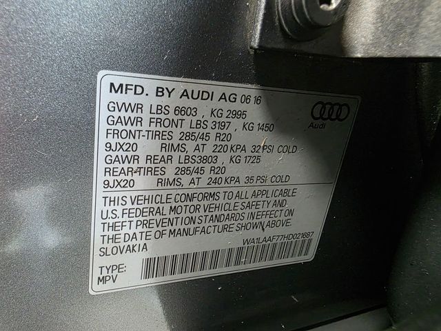 2017 Audi Q7 quattro 4dr 3.0T Premium Plus - 23064725 - 12