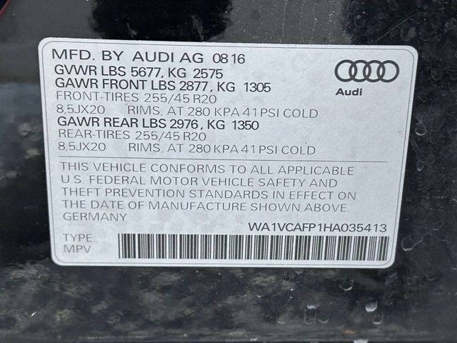 2017 Audi SQ5 3.0 TFSI Prestige - 22933746 - 18