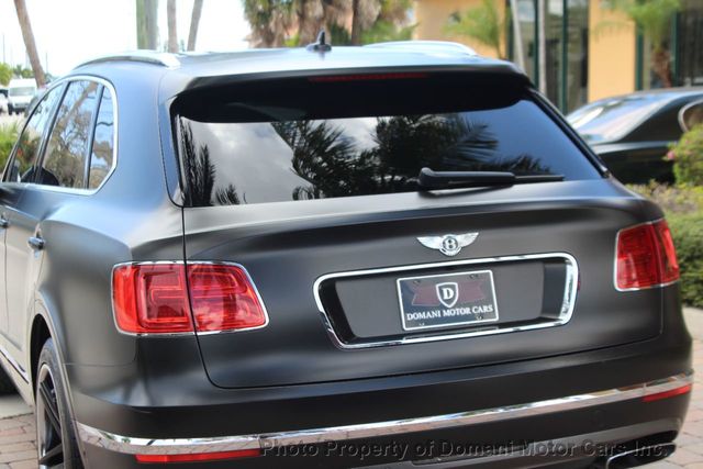2017 Bentley Bentayga $ 240,025 WHEN NEW , WRAPPED IN FLAT GREY/BLK, OWN $ 985 - 21519899 - 68