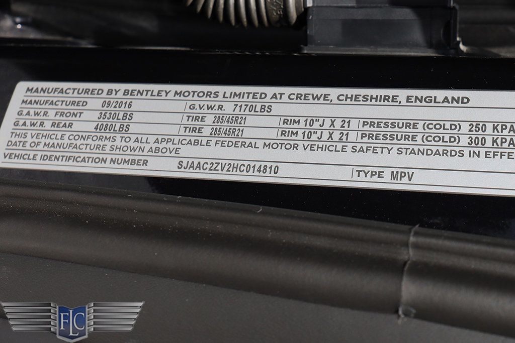 2017 Bentley Bentayga W12 AWD - 22995448 - 33